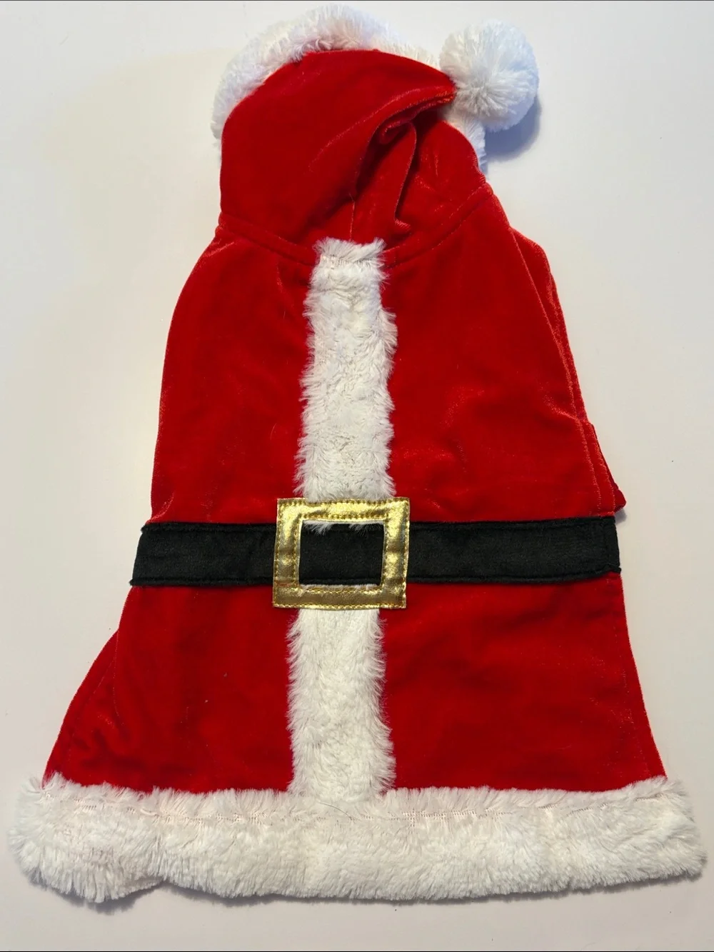 Dog clothes- misc. random lot of 7 pieces- dog coats Santa dress hat some Kyeese